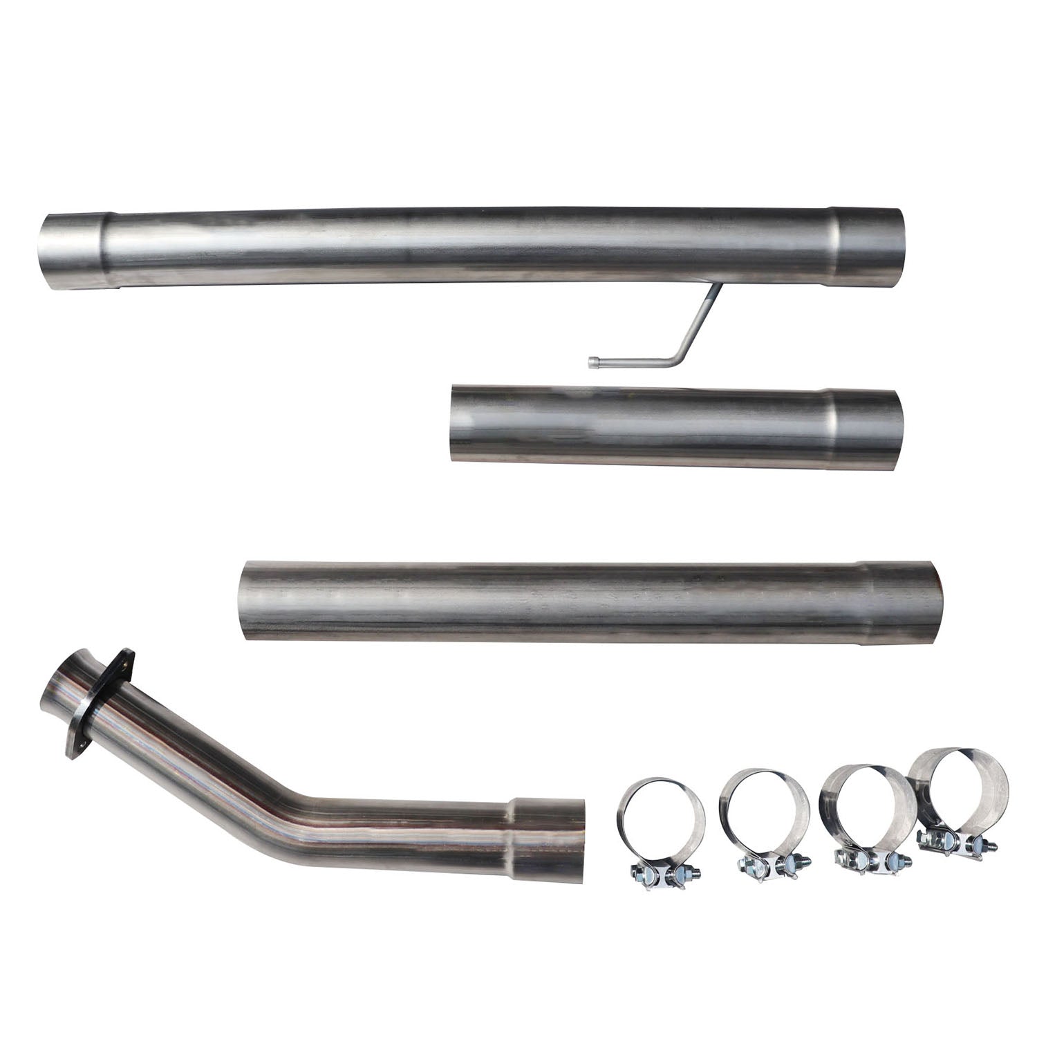 2018-2021 F-150 Powerstroke 3.5" CAT & DPF Race Pipes w/ 3" Downpipe