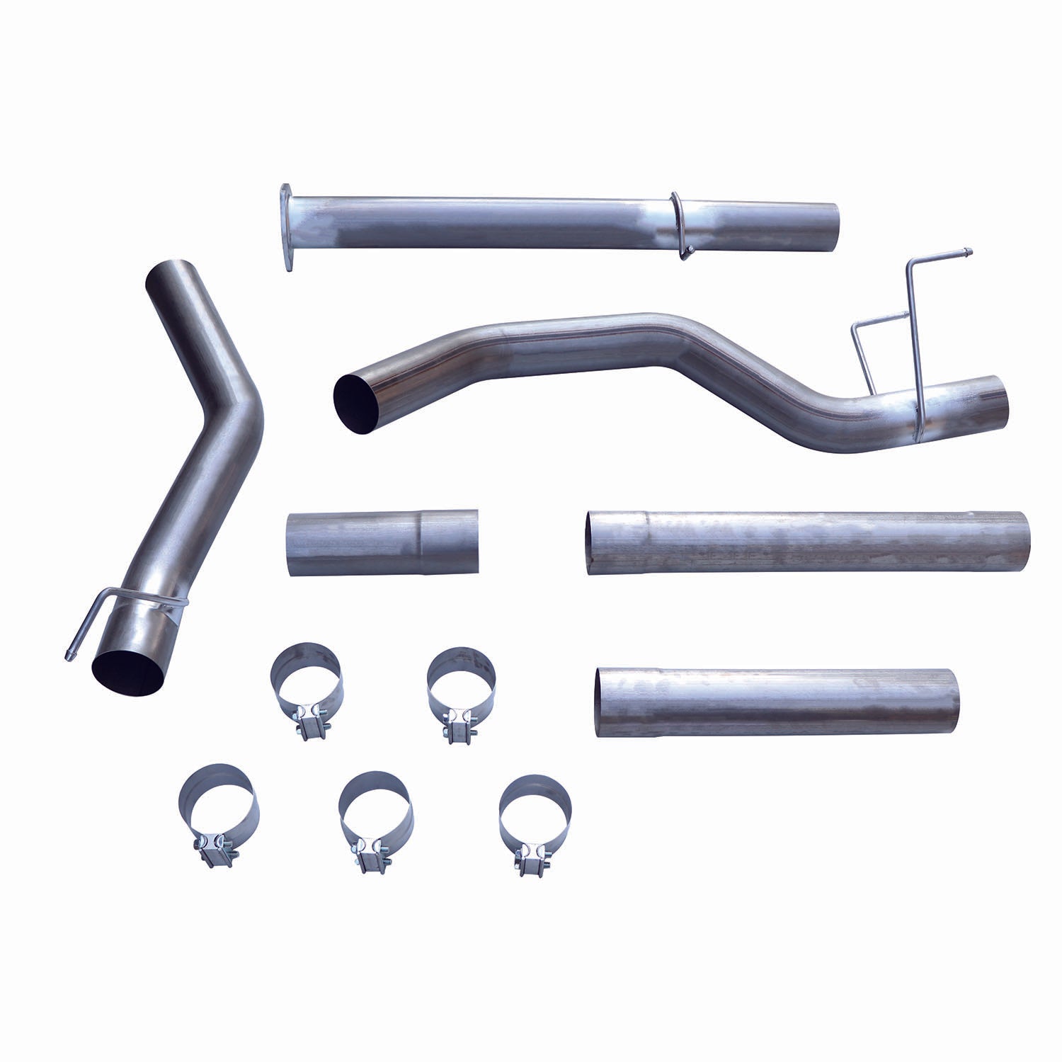 2013-2018 Cummins 4" Downpipe Back Exhaust System - No Muffler